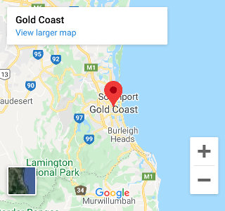 Gold Coast Australia Map, location of PlexityNet